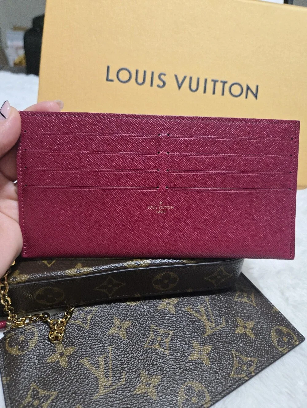 🔥 Louis Vuitton Monogram Felicie Pochette Full Set 🔥
